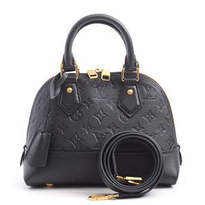 Louis Vuitton Neo Alma BB Emplant 2 Way Bag Noir Black